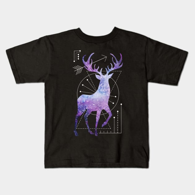 Ethnic deer Kids T-Shirt by JuliaBadeeva